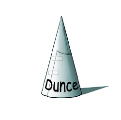 Paper Dunce Cap