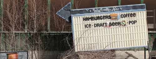 Old Restaurant Sign